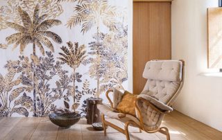 decorame Mirage de Casamance, colección de Papel Pintado exótica y elegante