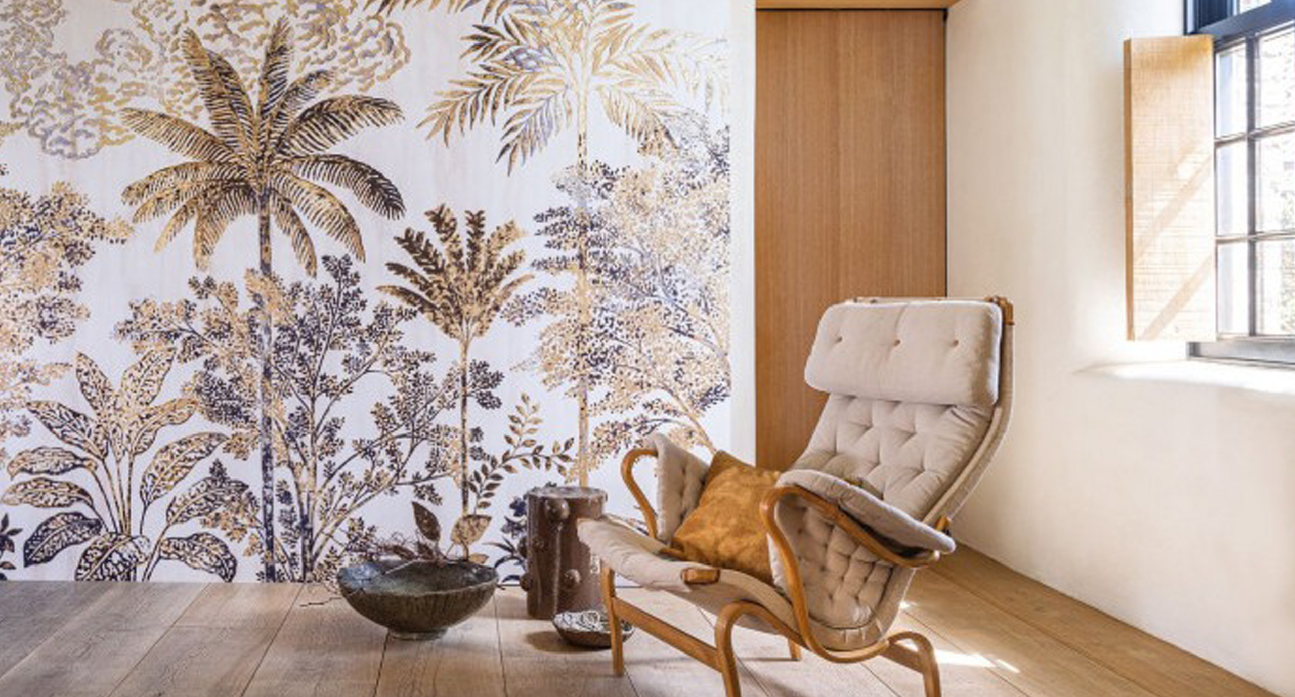 decorame Mirage de Casamance, colección de Papel Pintado exótica y elegante